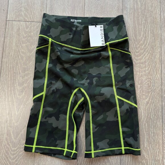 *NWT* Bandier x All Access Camo Bike Shorts - Picture 1 of 4